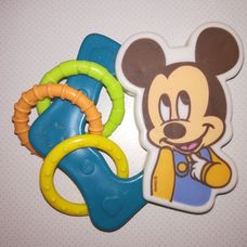 Mickey egér figurás rágókás csörgő
