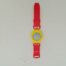 Piros sárga játék karóra állítható mutatókkal