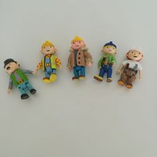 5+1 darabos műanyag figurák Bob mester szereplőgárdája