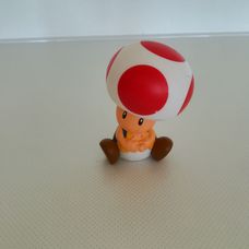 Műanyag Super Mario figura Nintendo Toad gomba