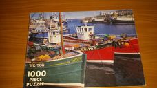 1000 darabos ladikok a kikötőben kirakó (puzzle)