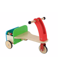 ELC Wooden trike lábbal hajtós fa tricikli