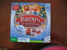 Rudolf, a piros orrú rénszarvas angol társasjáték DVD-vel