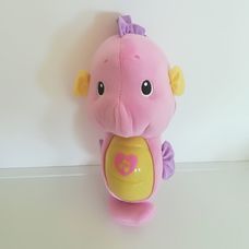 Interaktív Fisher Price világító pink csikóhal alvópajtás