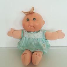 RetroCPK Cabbage Patch Kids Káposztaföldi baba menta ruhában