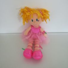 ELC rózsaszín ruhás tüllszoknyás balerina baba