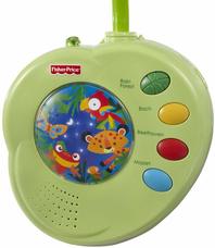 Hiányos Fisher Price esőerdős zenélő doboz