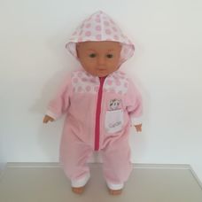 ELC Cupcake Lissi csecsemő baba rózsaszín rugdalózóban