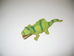 Gumiból készült zöld hátgerinces gyík spinosaurus