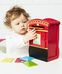 ELC fa postaláda 4 db fából készült színes levélkével