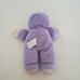 Tesco EMMI lila rugdalózós puha szőke rongybaba