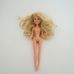 Hosszú szőke hullámos hajú Barbie jellegű baba