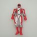 Piros műanyag Power Rangers figura hanggal fényekkel