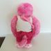 Rózsaszín Build-a-bear majomlány eredeti öltözetben