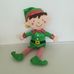 Card Factory zöld karácsonyi manó Christmas Cuddles Elf
