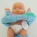 Telitoy Chubby Baby retro csecsemő baba kötött ruhában