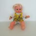 Interaktív szőke kislány baba sárga ruhácskában