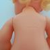 2 darab retro szőke rövid hajú műanyag testű baba