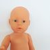 Simba New Born Baby kék szemű pisilős baba ruha nélkül