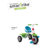 SmarTrike Fun Plus tricikli szülőkarral, napellenzővel