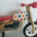 ELC Wooden Balance Bike pöttyös futóbicikli