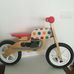 ELC Wooden Balance Bike pöttyös futóbicikli