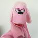 Cuddleuppets rózsaszín plüss uszkár bábozós takaró
