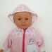 ELC Cupcake Lissi csecsemő baba rózsaszín rugdalózóban