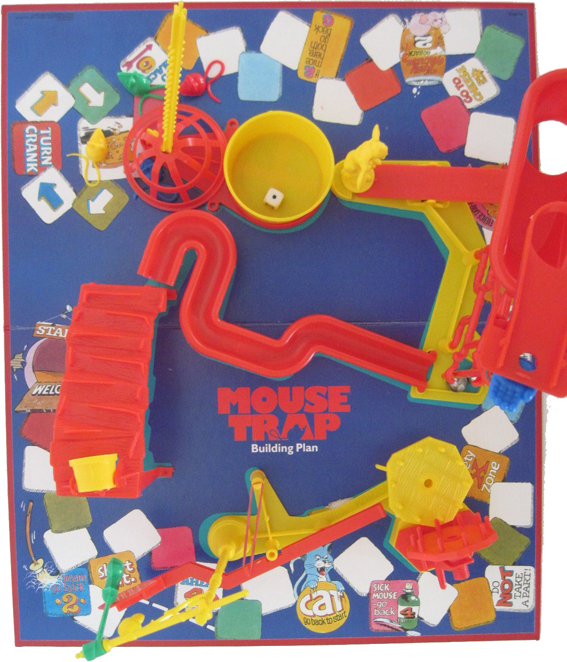 Mouse Trap Milton Bradley Game -Replacement Pieces Bathtub Marble Thing A  Ma Jig